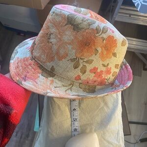 Floral Fedora Hat